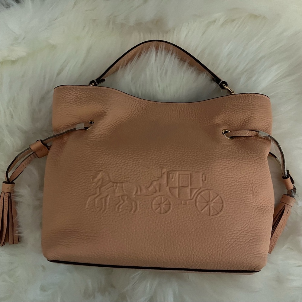 Coach Andy crossbody peebled leather  bag